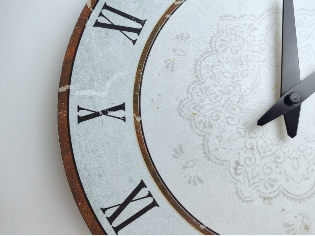 Light Hanging Clock Blue 30 cm - Image 2