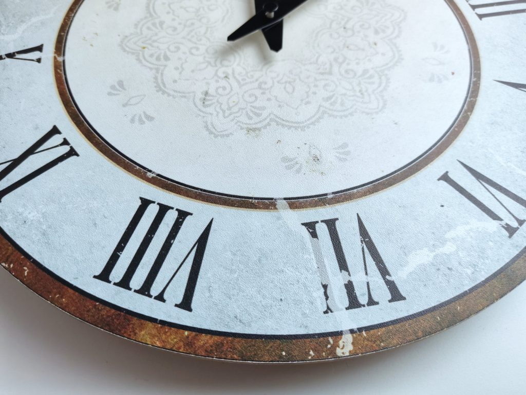 Light Hanging Clock Blue 30 cm - Image 3