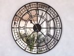 Metal Mirror Wall Clock Big Ben 100 cm - Image 4