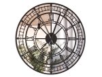 Metal Mirror Wall Clock Big Ben 80 cm
