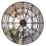 Metal Mirror Wall Clock Big Ben 80 cm