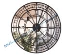Metal Mirror Wall Clock Big Ben 80 cm - Image 3