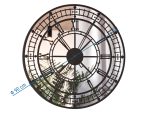 Metal Mirror Wall Clock Big Ben 90 cm - Image 3