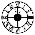 Metal Clock Roma loft 50 cm