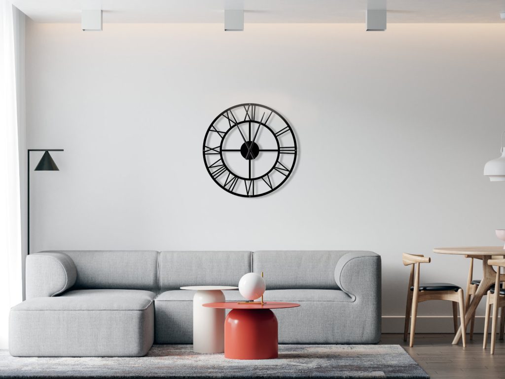 Metal Clock Roma loft 50 cm - Image 3