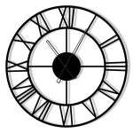 Metal Clock Roma loft 60 cm