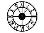 Metal Clock Roma loft 70 cm