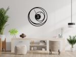 Metal Wall Clock Spiral 70 cm - Image 3