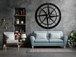 Large Wall Clock Wind Rose 100 cm - Image 5