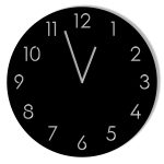 Metal Clock Classic 40 cm