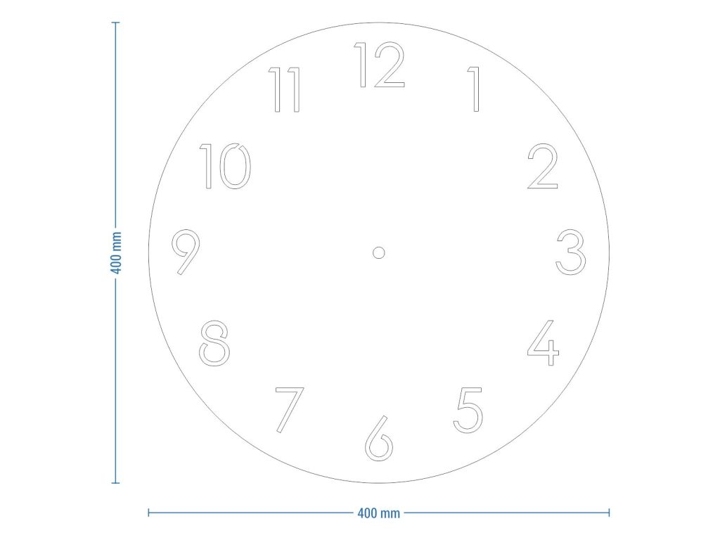 Metal Clock Classic 40 cm - Image 7