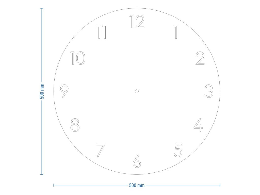 Metal Clock Classic 50 cm - Image 7