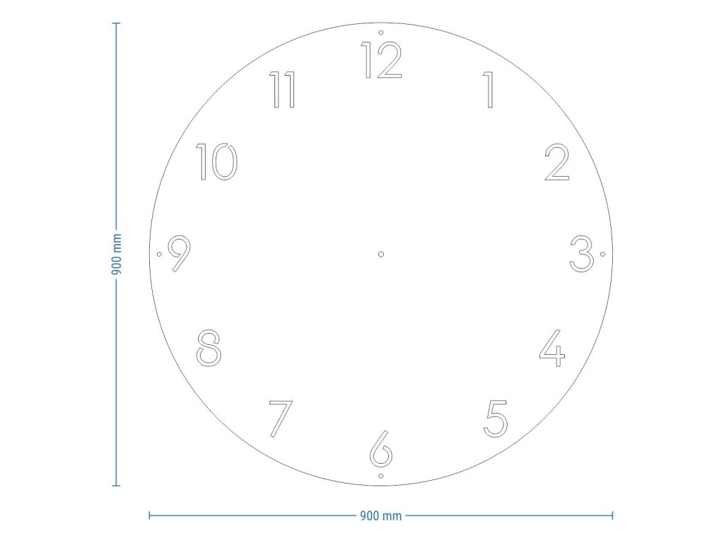 Large Wall Clock Classic 90 cm - Image 7