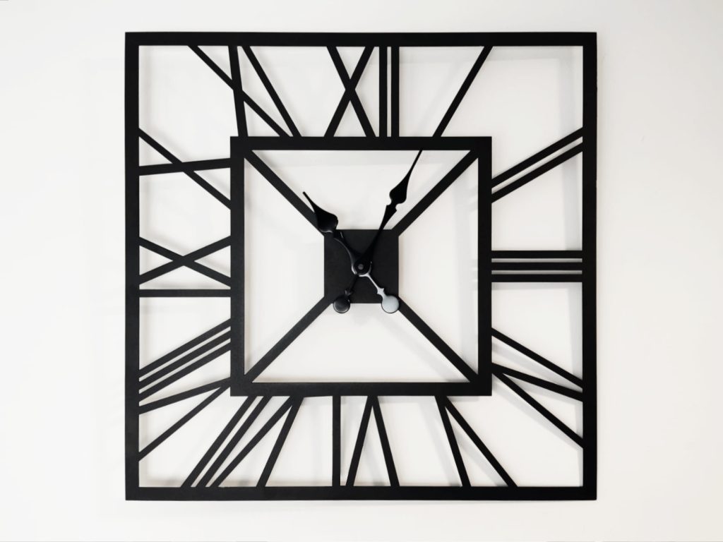 Metal Wall Clock Art deco 70 cm - Image 2