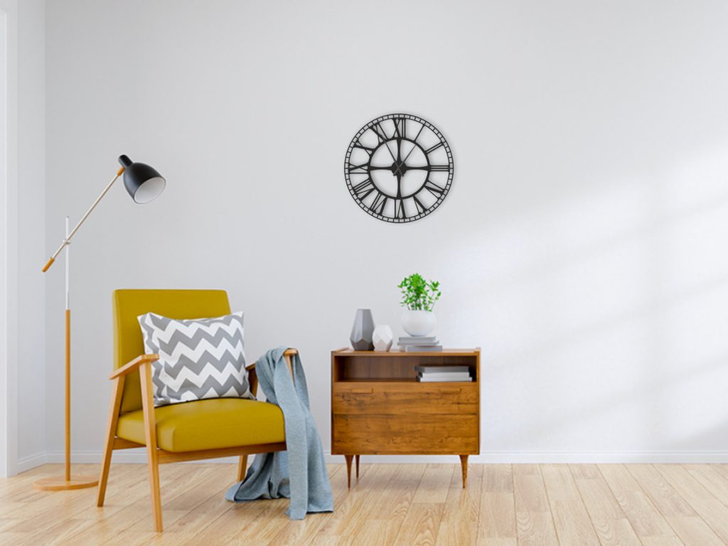 Metal Station Wall Clock 40 cm - Image 2