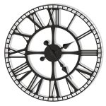 Metal Station Wall Clock 60 cm