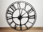 Large Metal Station Wall Clock 90 cm - Image 3