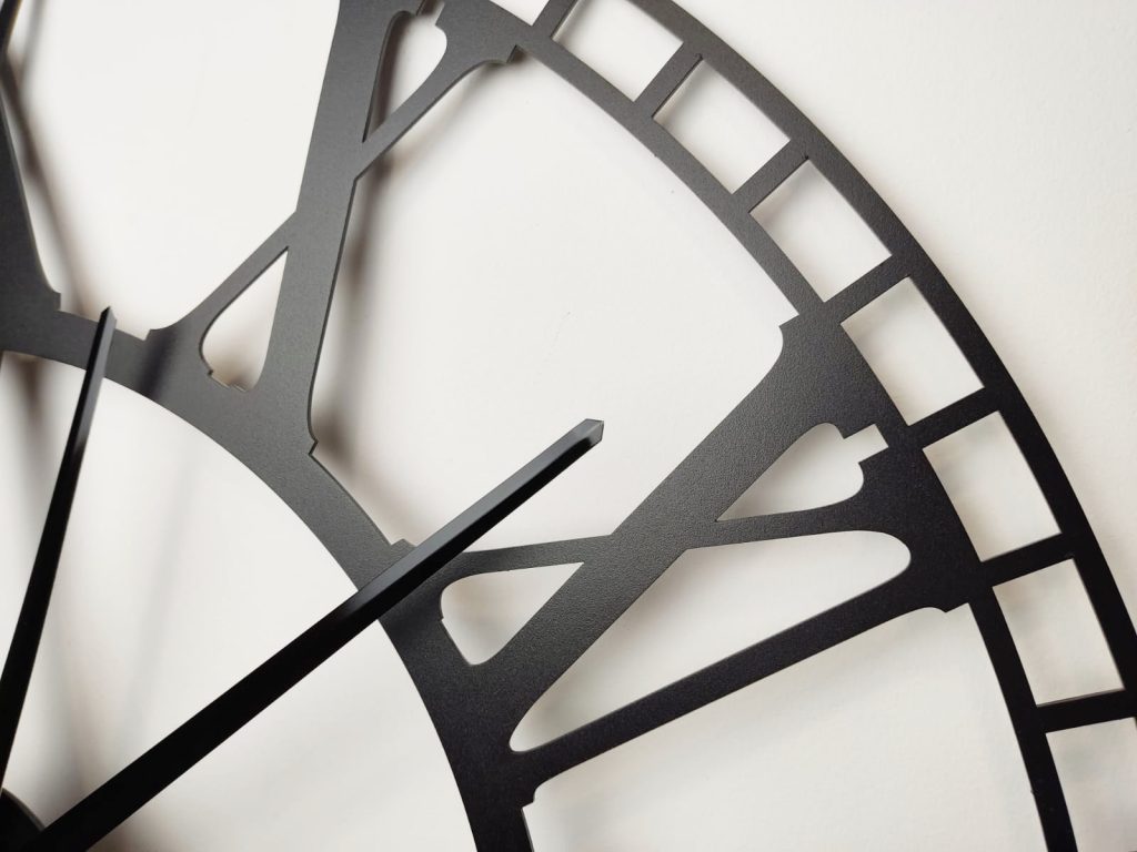 Large Metal Station Wall Clock 90 cm - Image 6