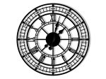 Metal Wall Clock Big Ben 40 cm