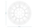 Metal Wall Clock Big Ben 40 cm - Image 7