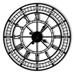 Metal Wall Clock Big Ben 70 cm