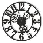 Metal Wall Clock Gears II 40 cm