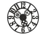 Metal Wall Clock Gears II 60 cm