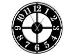 Large Metal Wall Clock Classic II 100 cm