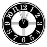 Metal Wall Clock Classic II 40 cm