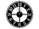 Metal Wall Clock Classic II 50 cm