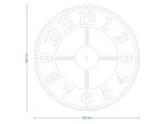 Metal Wall Clock Classic II 50 cm - Image 3