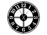 Large Metal Wall Clock Classic II 90