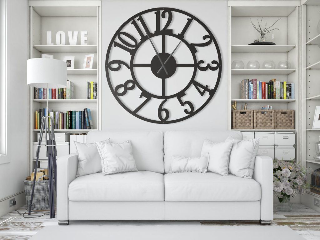 Large Metal Wall Clock Roma II 100 cm - Image 2