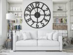 Large Metal Wall Clock Roma II 100 cm - Image 2