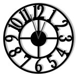 Metal Wall Clock Roma II 40 cm
