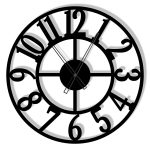 Metal Wall Clock Roma II 60 cm