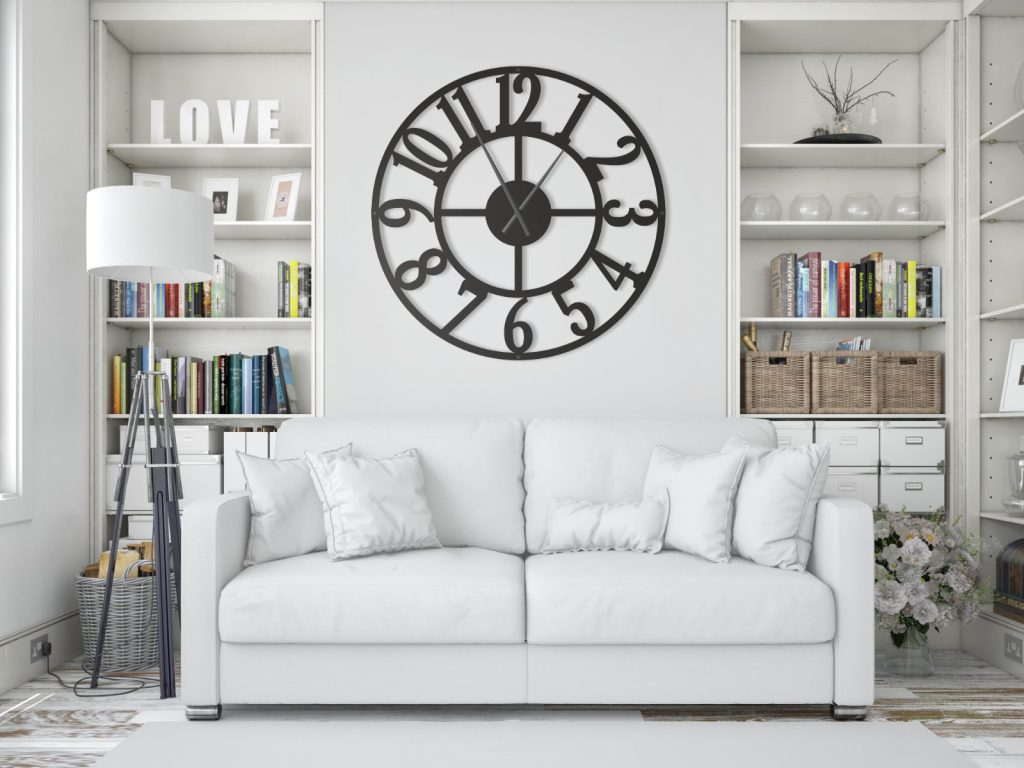 Large Metal Wall Clock Roma II 80 cm - Image 2
