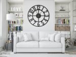 Large Metal Wall Clock Roma II 80 cm - Image 2