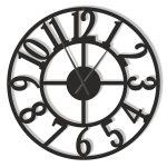 Large Metal Wall Clock Roma II 90 cm