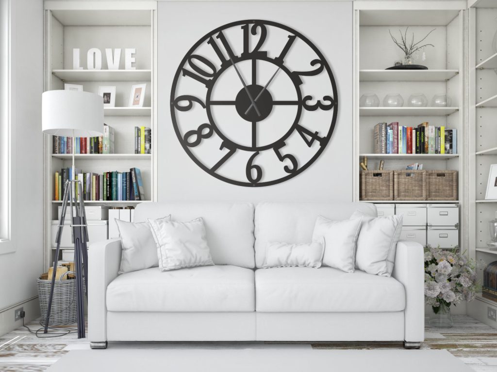 Large Metal Wall Clock Roma II 90 cm - Image 2
