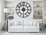 Large Metal Wall Clock Roma II 90 cm - Image 2
