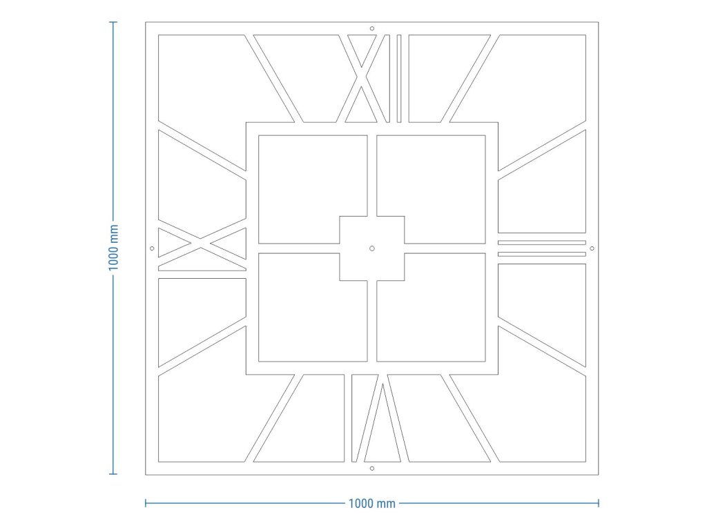 Large Wall Clock Plaza 100 cm - Image 4