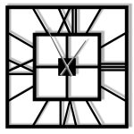 Large Wall Clock Plaza 90 cm