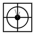 Wall Clock Simple 50 cm