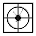 Wall Clock Simple 60 cm