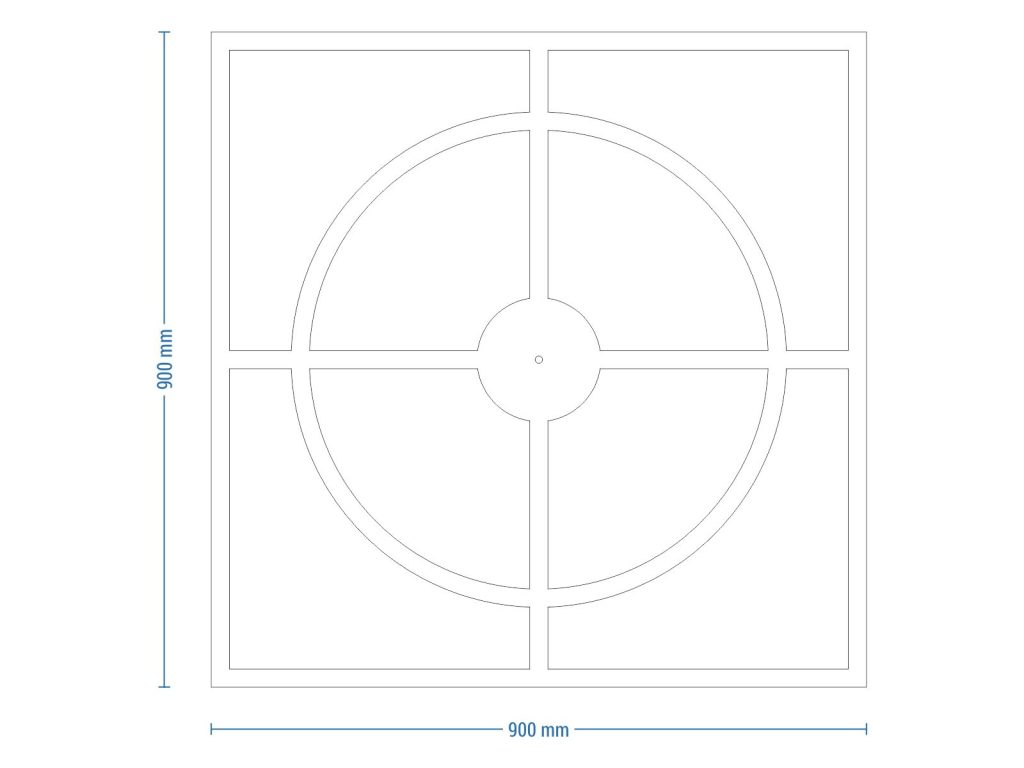 Large Wall Clock Simple 90 cm - Image 6
