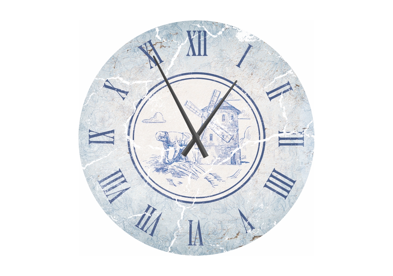zh55_80_1 Large Light Hanging Clock 80 cm - Image 1