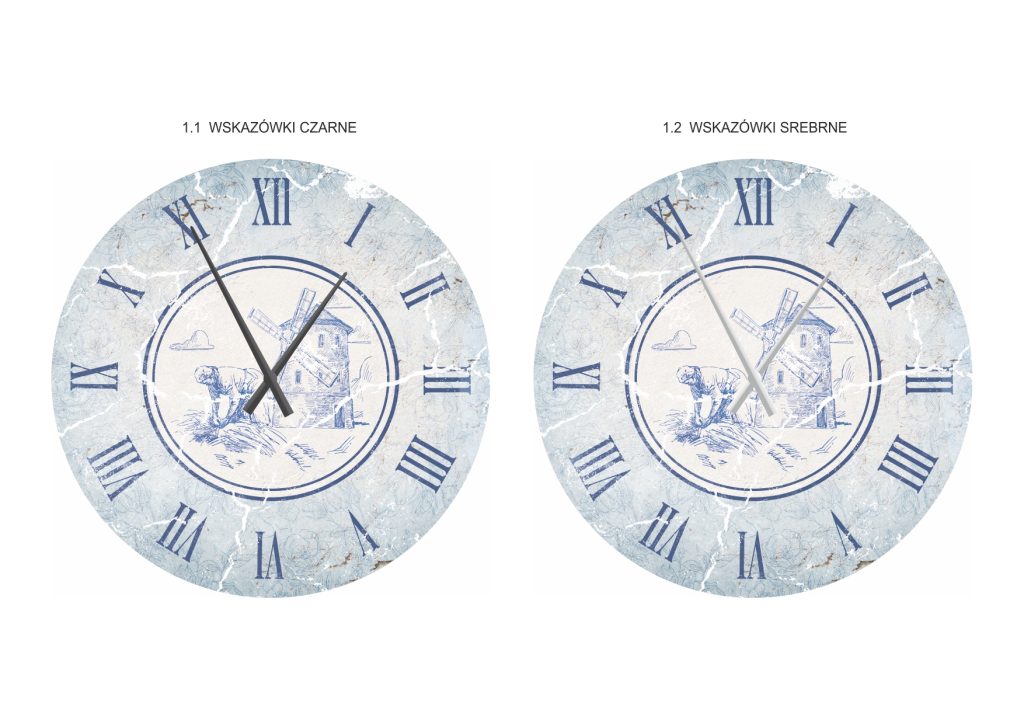 Large Light Hanging Clock 80 cm - Image 2