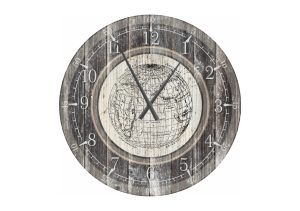 Large Wall Clock Globe 80 cm